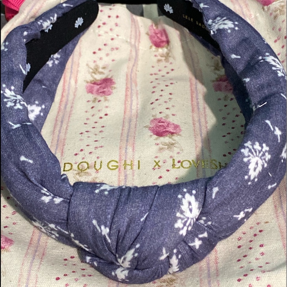 Lele Sadoughi Blue Jean LSF Headband